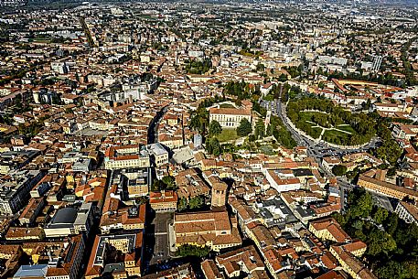 Aereal view of Udine